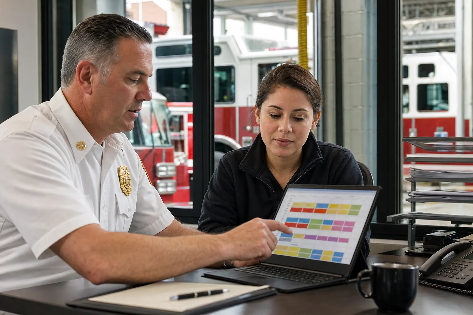 Firefighter Shift Calendar: Build and Maintain Coverage